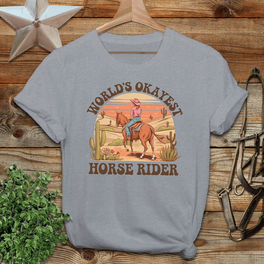 Okayest Horse Rider Softstyle Tee