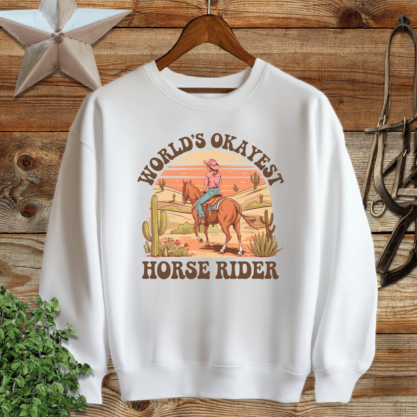 Okayest Horse Rider Sweatshirt