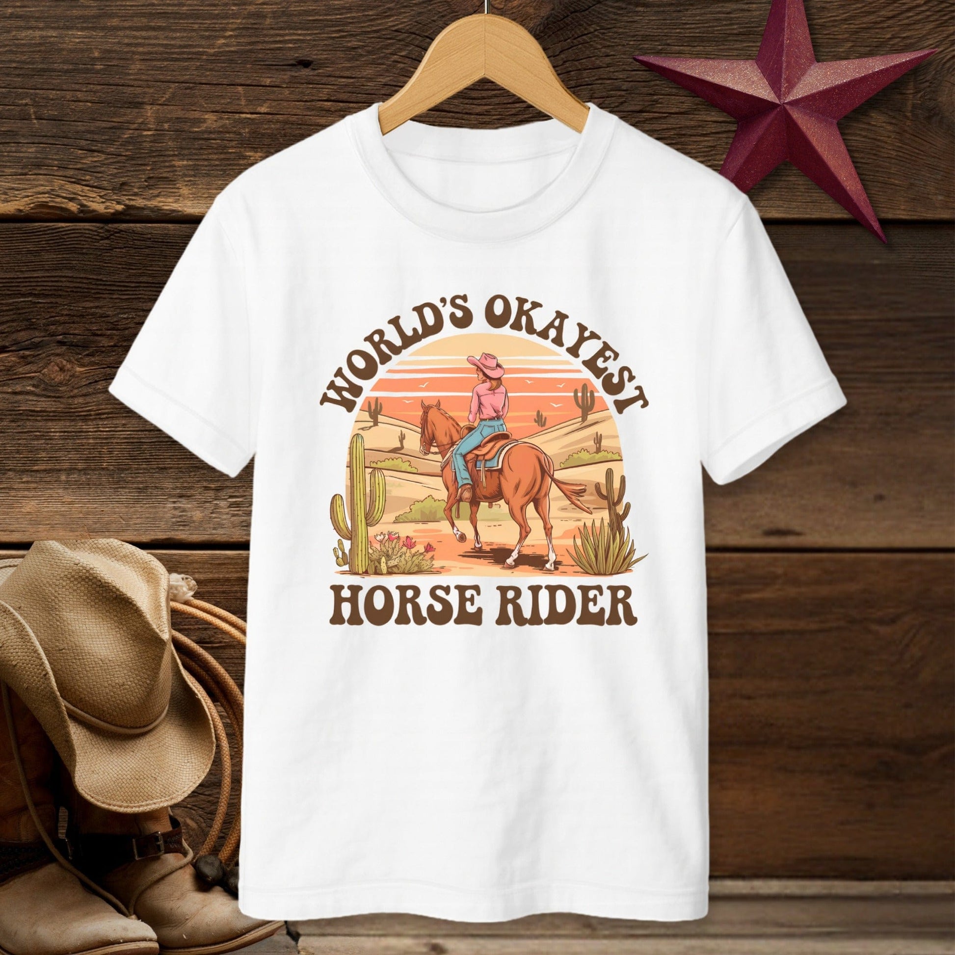 Okayest Horse Rider T-Shirt (Youth)