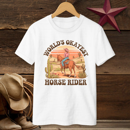 Okayest Horse Rider T-Shirt (Youth)