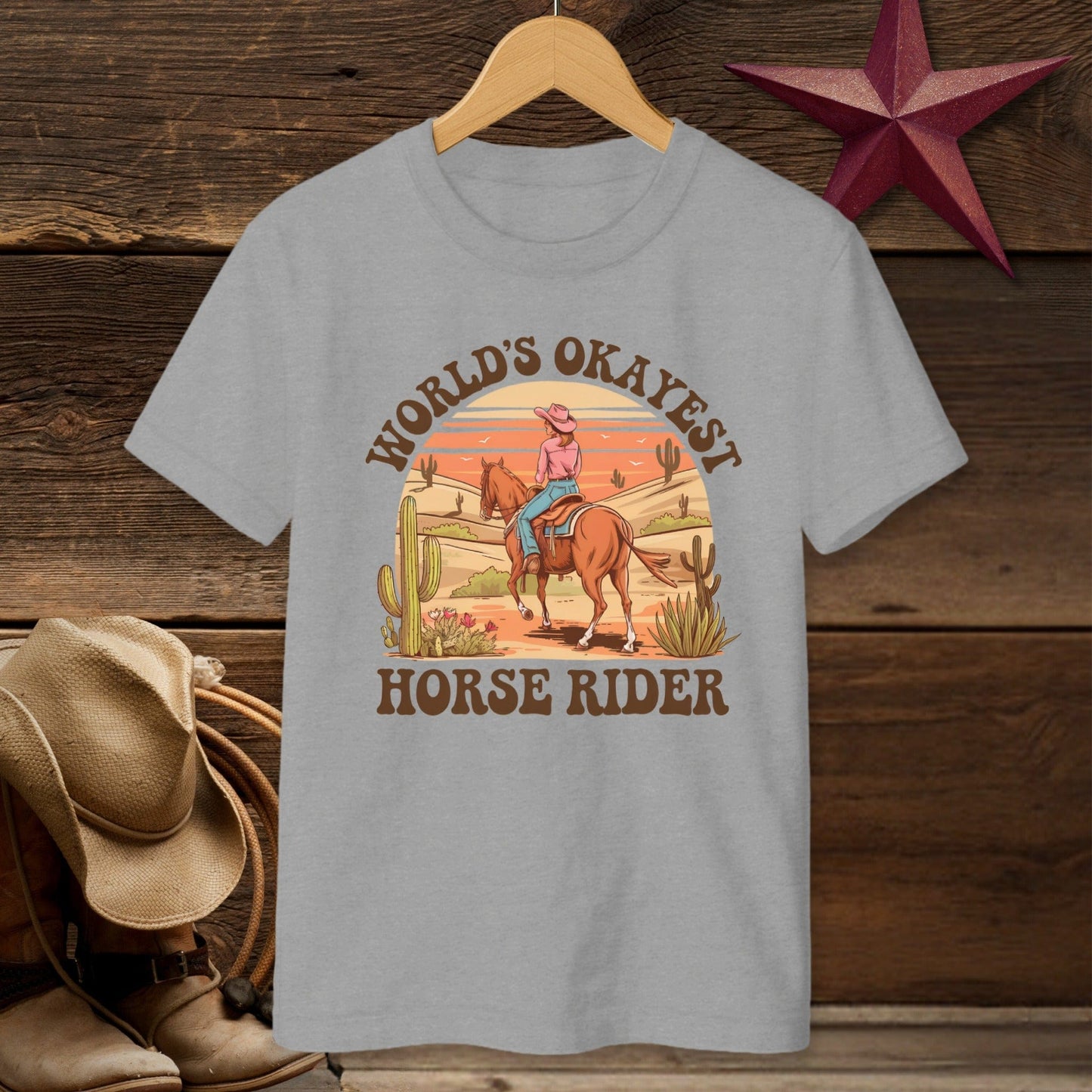 Okayest Horse Rider T-Shirt (Youth)