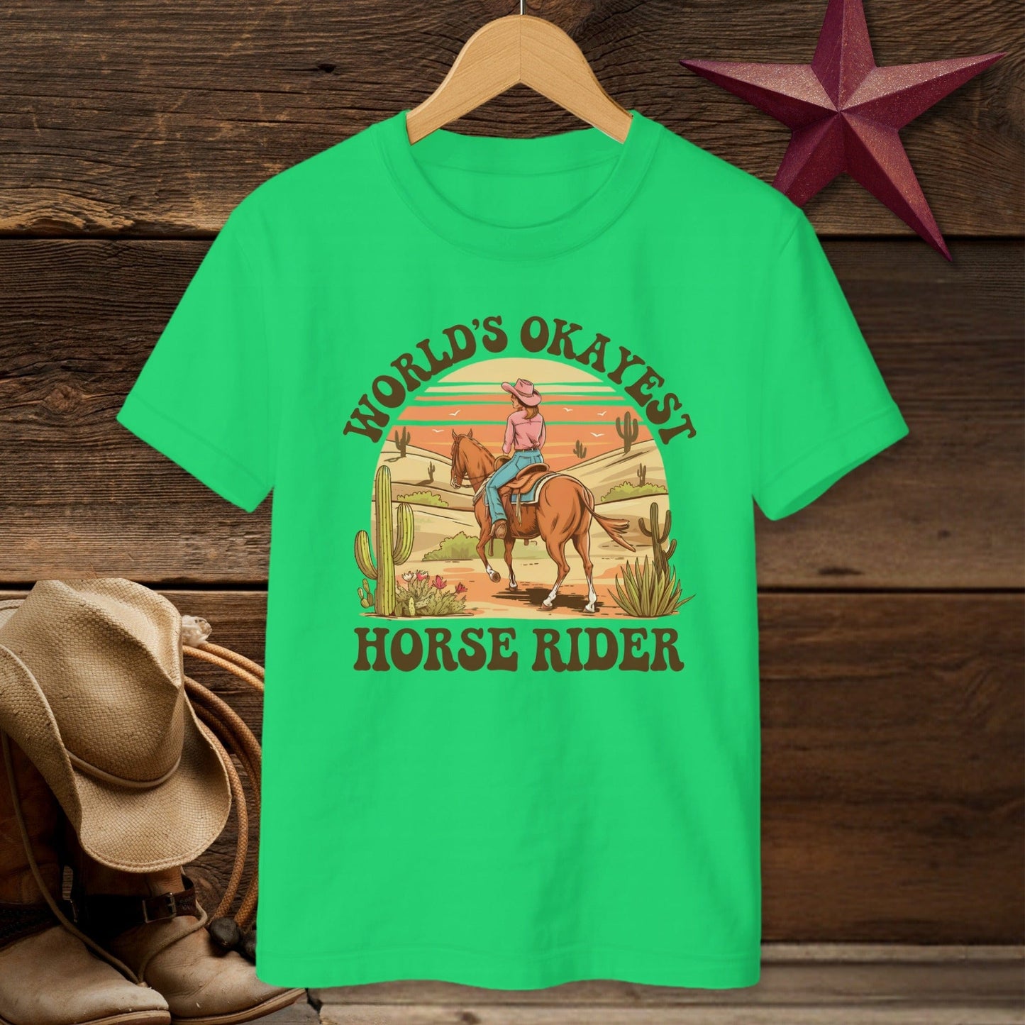 Okayest Horse Rider T-Shirt (Youth)