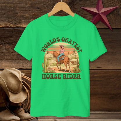 Okayest Horse Rider T-Shirt (Youth)