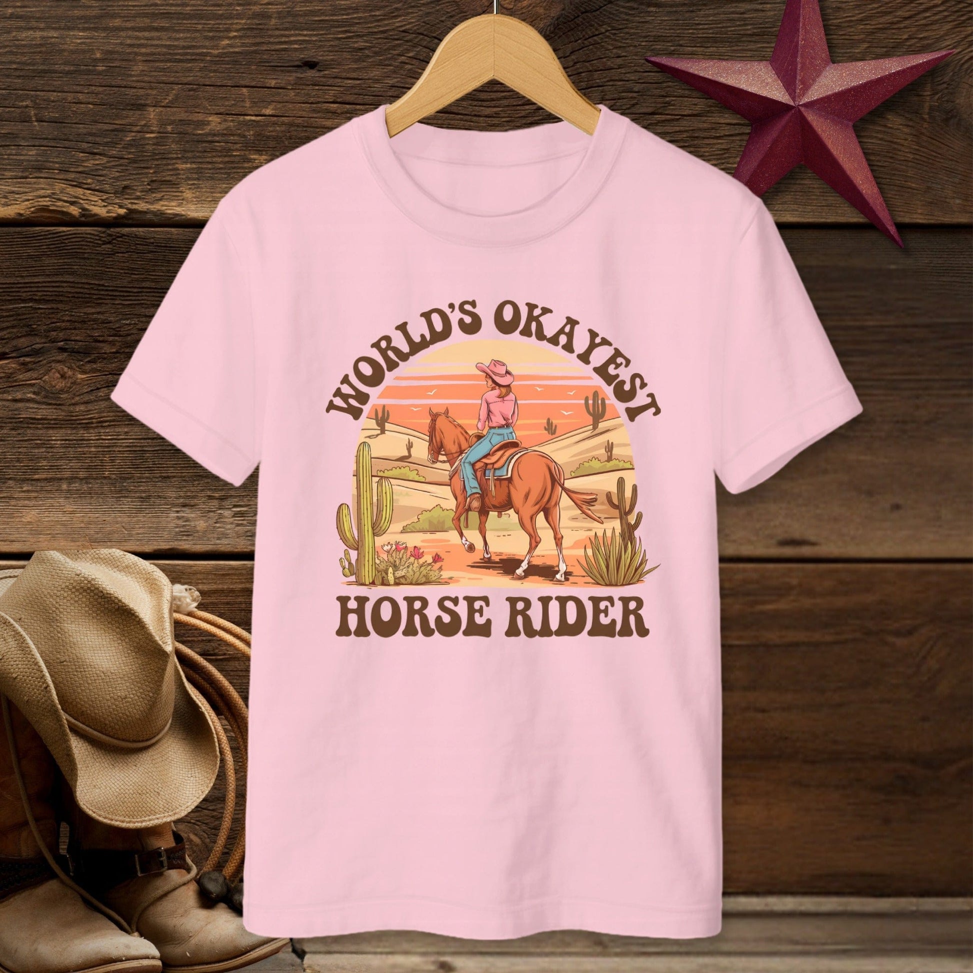 Okayest Horse Rider T-Shirt (Youth)