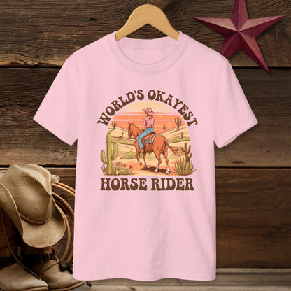 Okayest Horse Rider T-shirt (Youth)