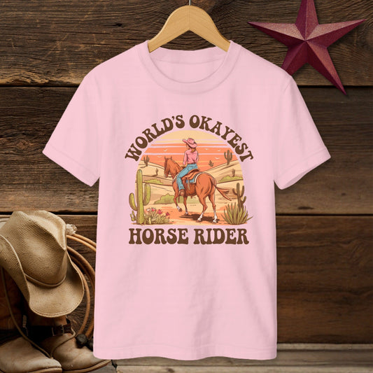 Okayest Horse Rider T-shirt (Youth)