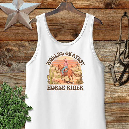 Okayest Horse Rider Tank Top