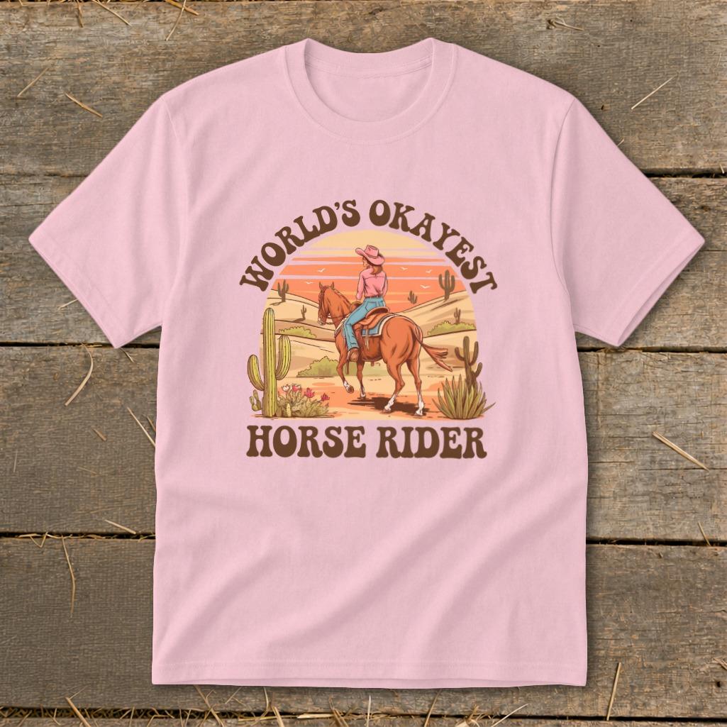 Okayest Horse Rider Youth Tee