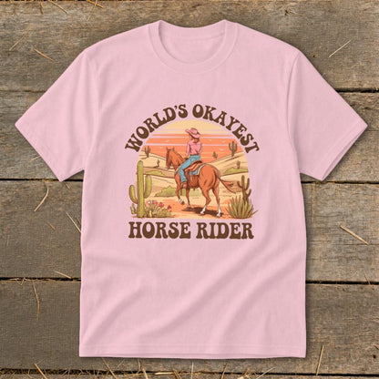 Okayest Horse Rider Youth Tee