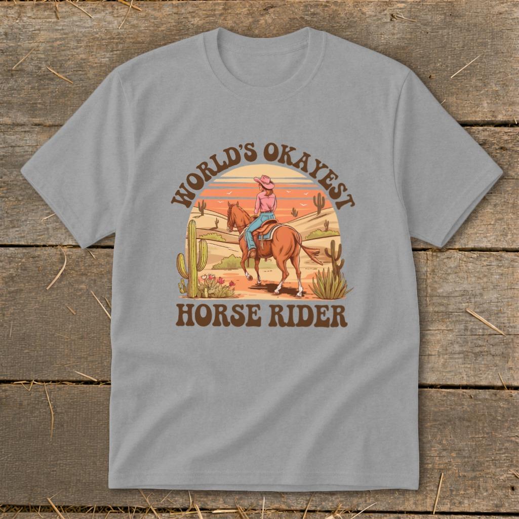 Okayest Horse Rider Youth Tee