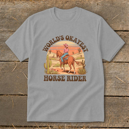 Okayest Horse Rider Youth Tee
