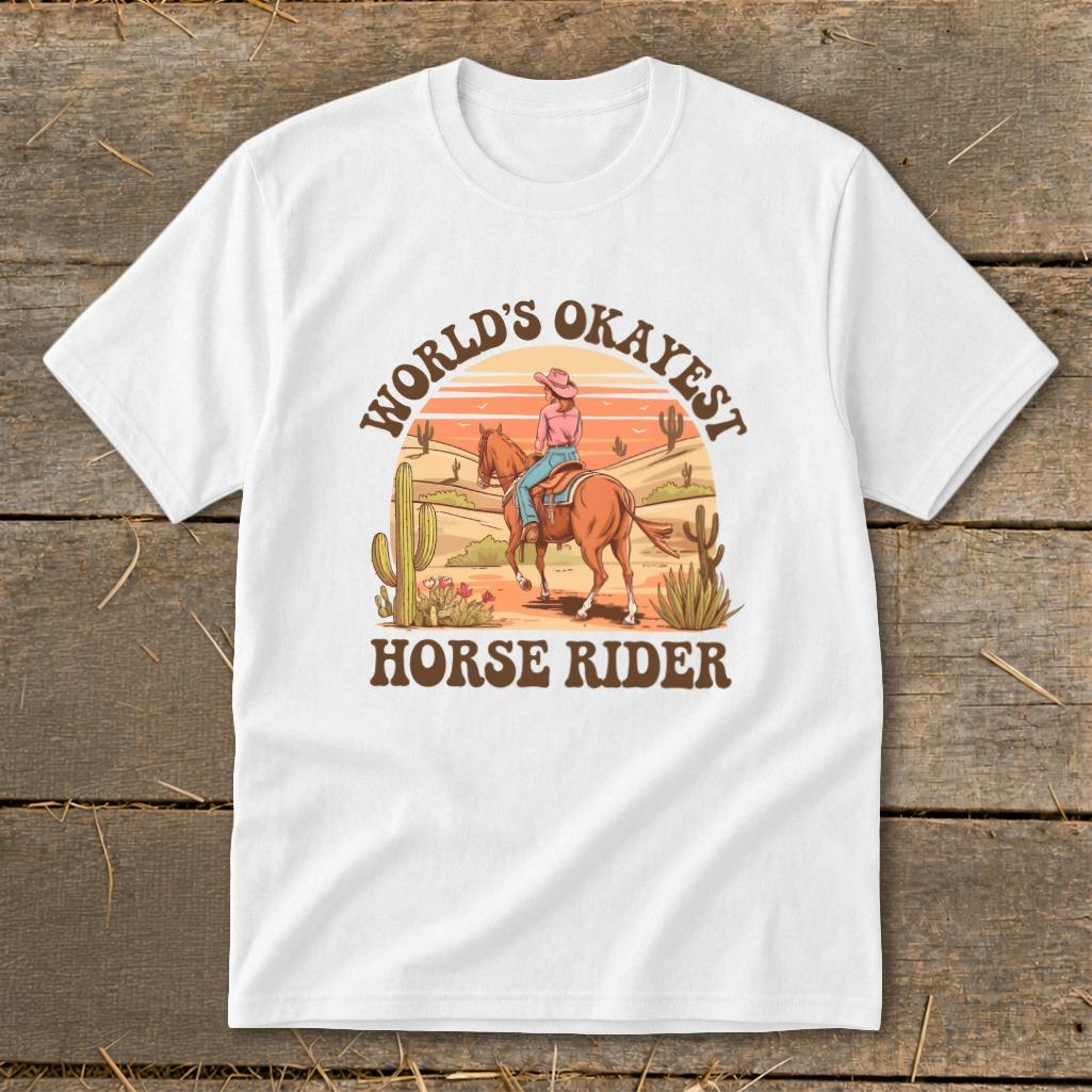 Okayest Horse Rider Youth Tee