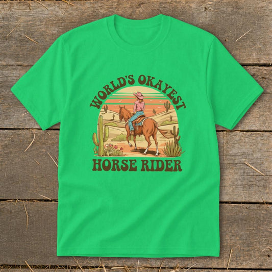 Okayest Horse Rider Youth Tee