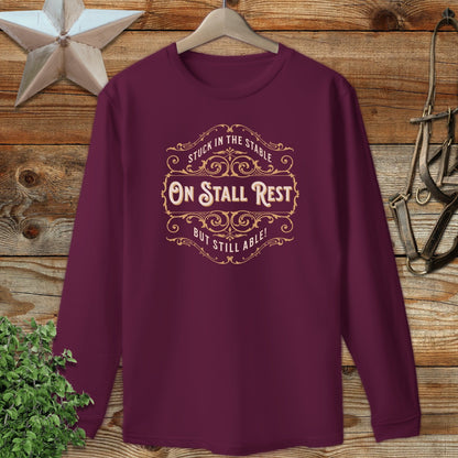 On Stall Rest Long Sleeve Tee