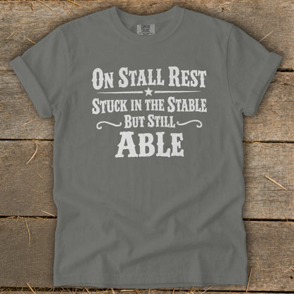 On Stall Rest Signature Tee