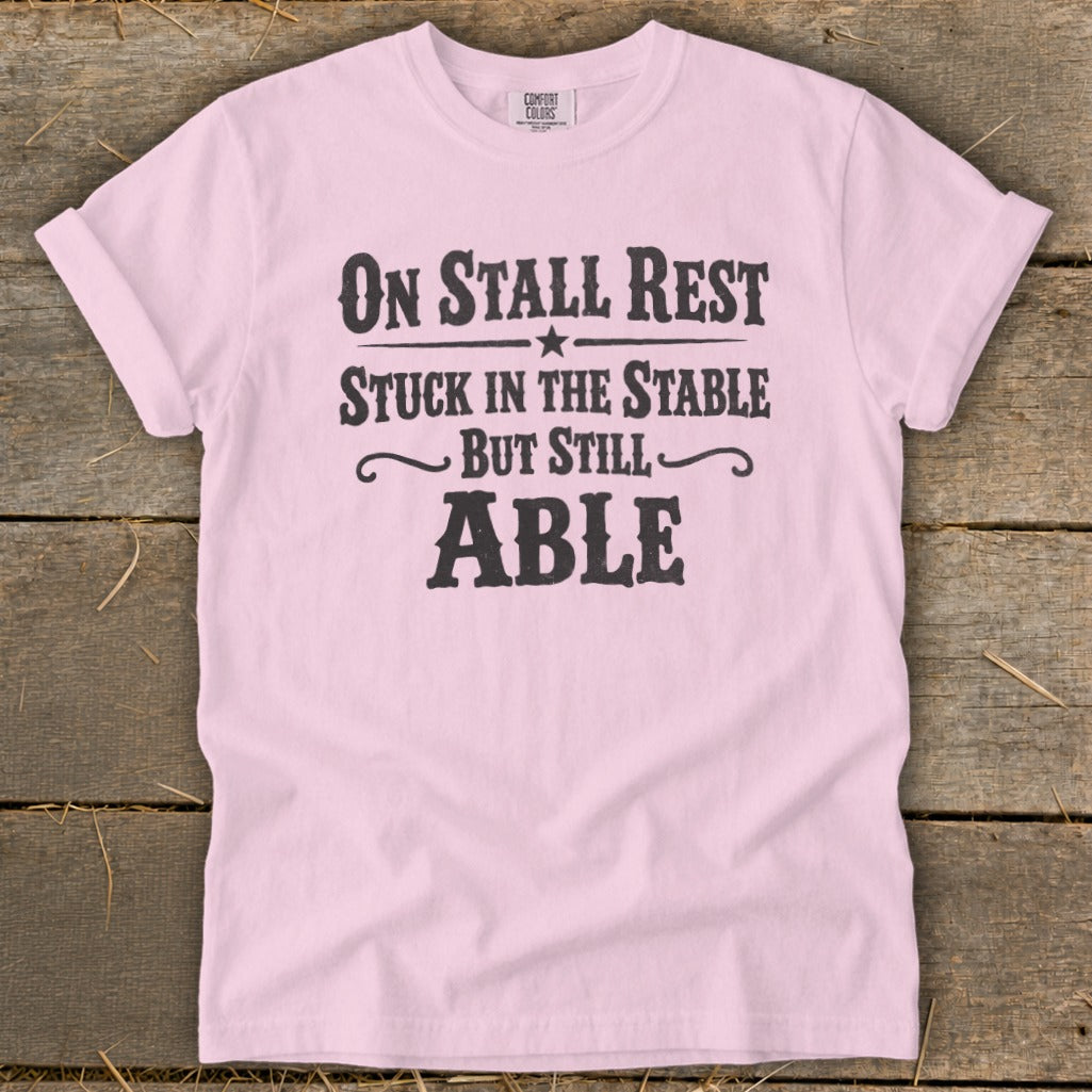 On Stall Rest Signature Tee