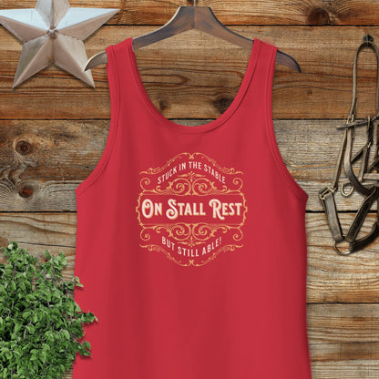 On Stall Rest Tank Top