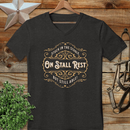 On Stall Rest V-neck