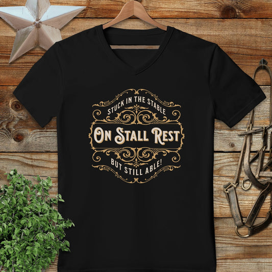 On Stall Rest V-neck