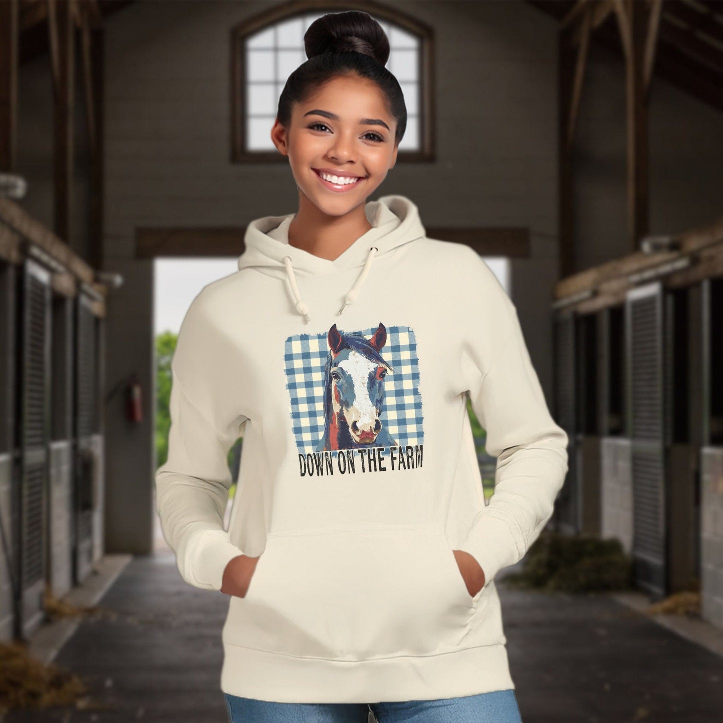 On The Farm Horse Hoodie