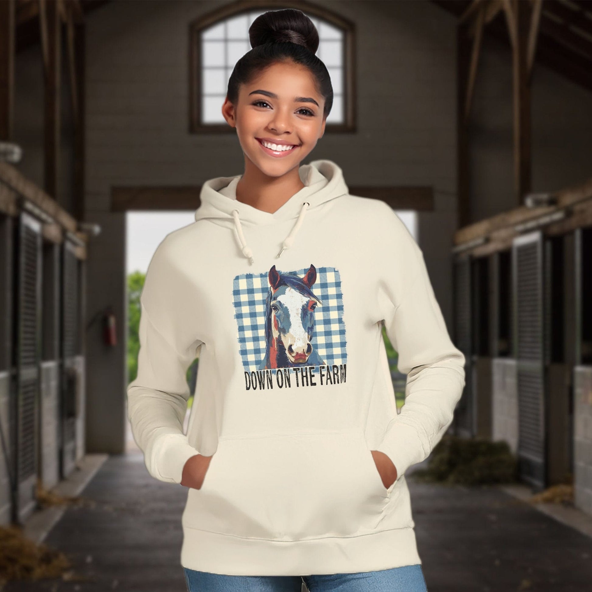 On The Farm Horse Hoodie