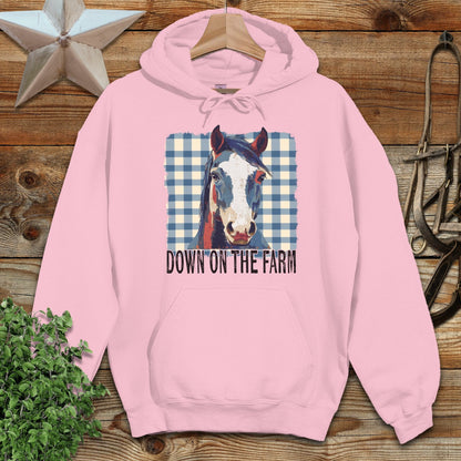 On The Farm Horse Hoodie