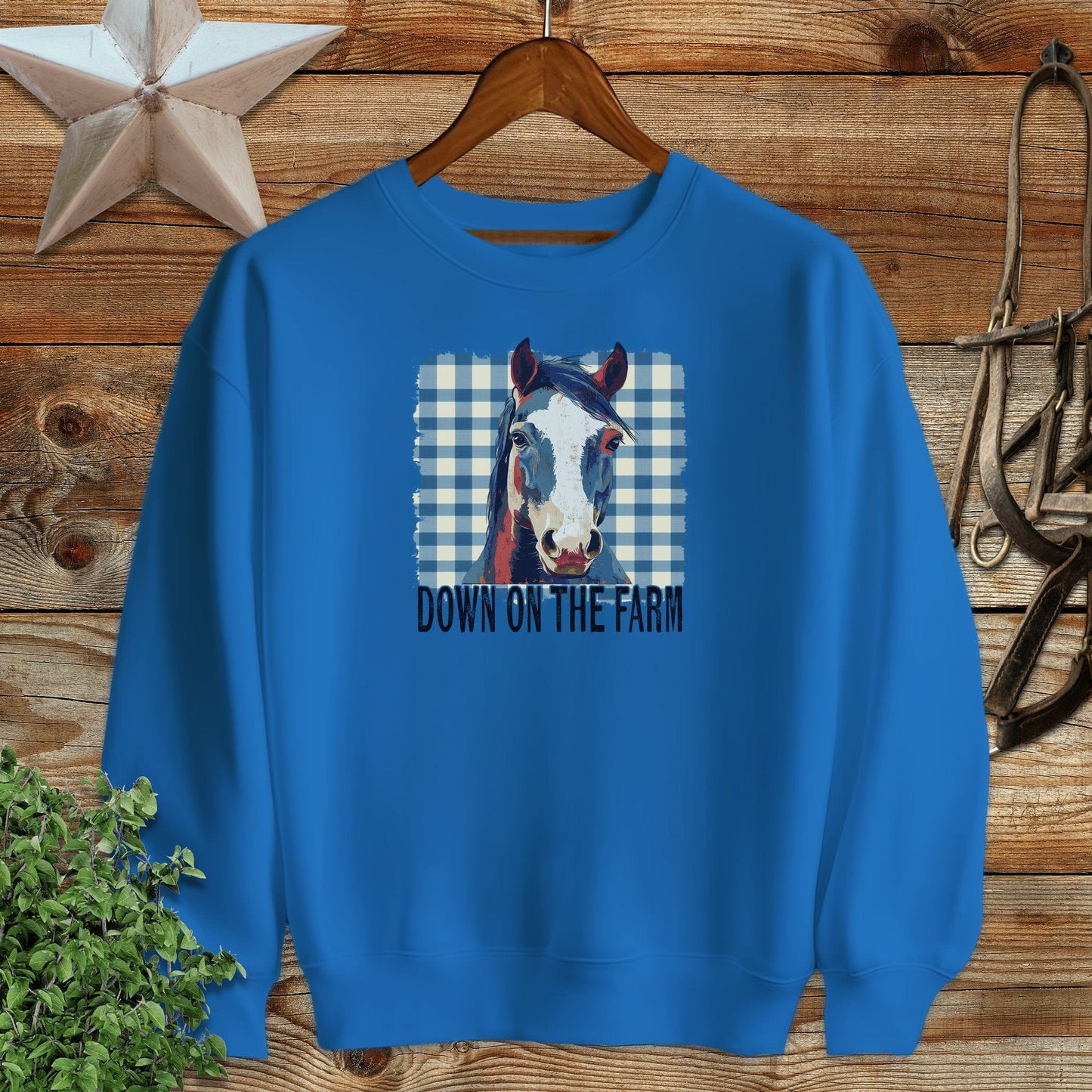 On The Farm Horse Sweatshirt