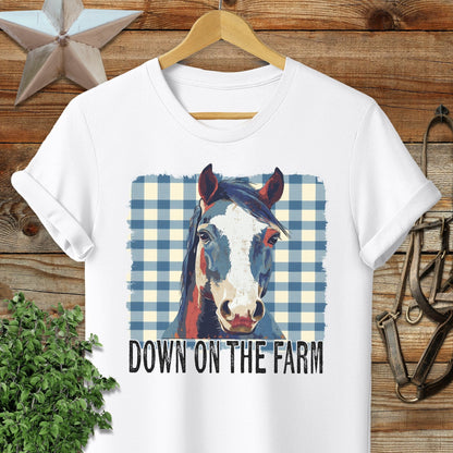 On The Farm Horse T-shirt