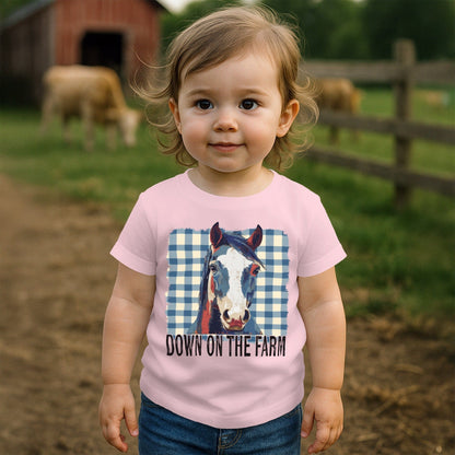 On The Farm Horse T-shirt (Toddler)