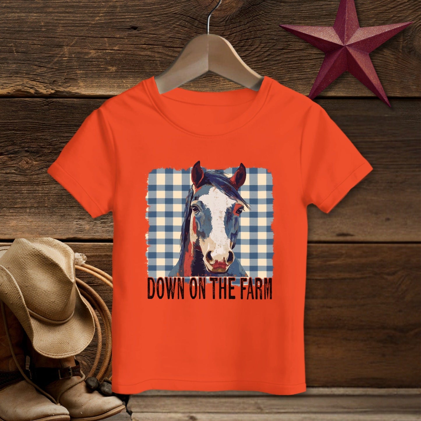 On The Farm Horse T-shirt (Toddler)