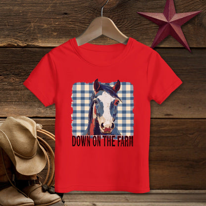 On The Farm Horse T-shirt (Toddler)