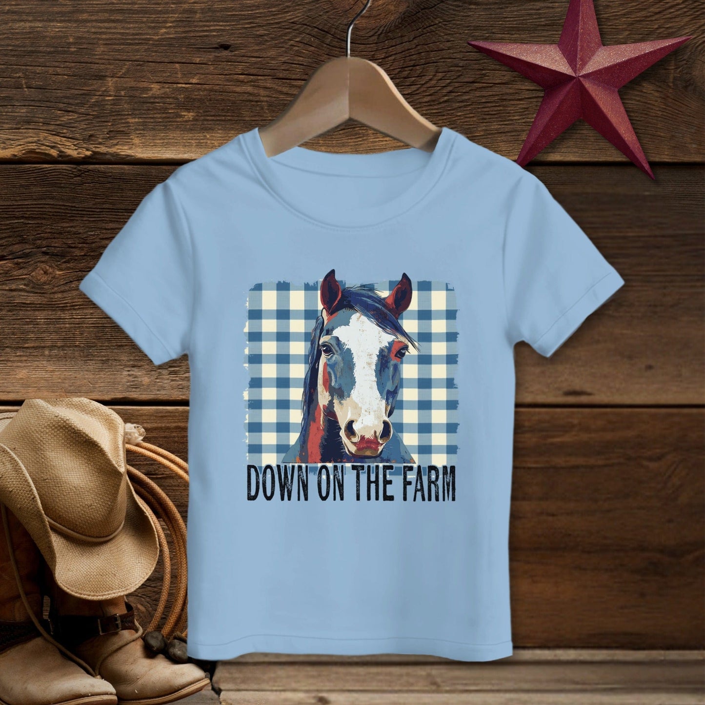 On The Farm Horse T-shirt (Toddler)