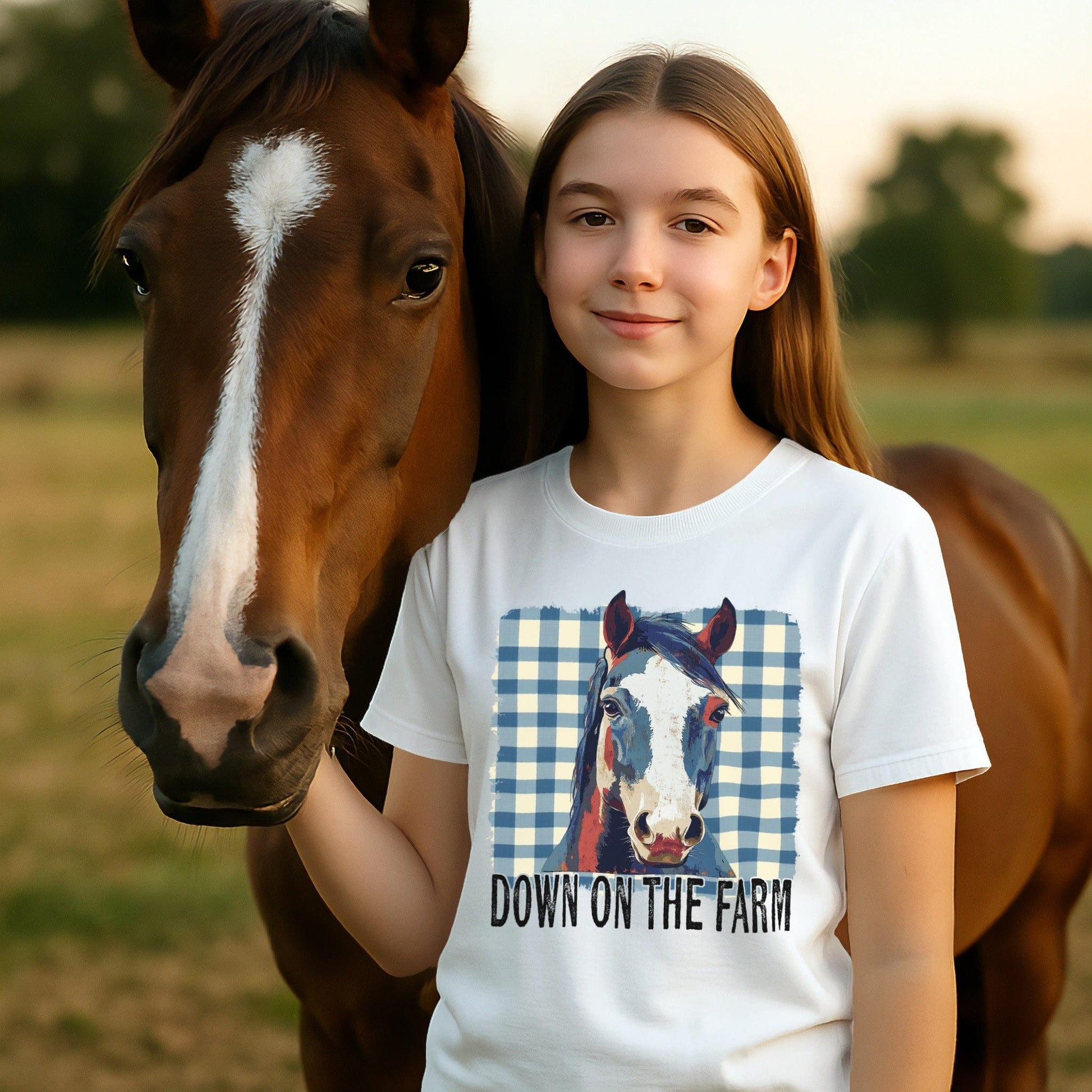 On The Farm Horse T-shirt (Youth)
