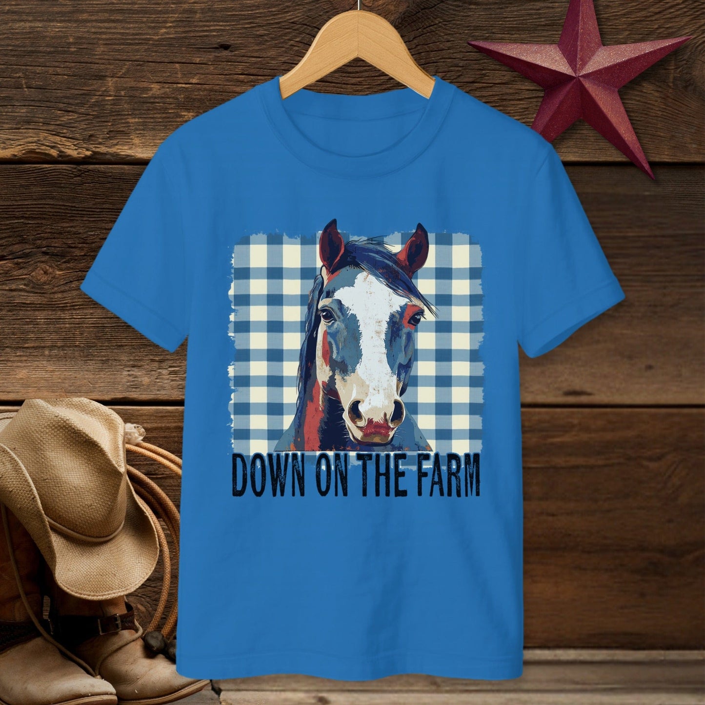 On The Farm Horse T-shirt (Youth)