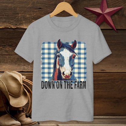 On The Farm Horse T-shirt (Youth)
