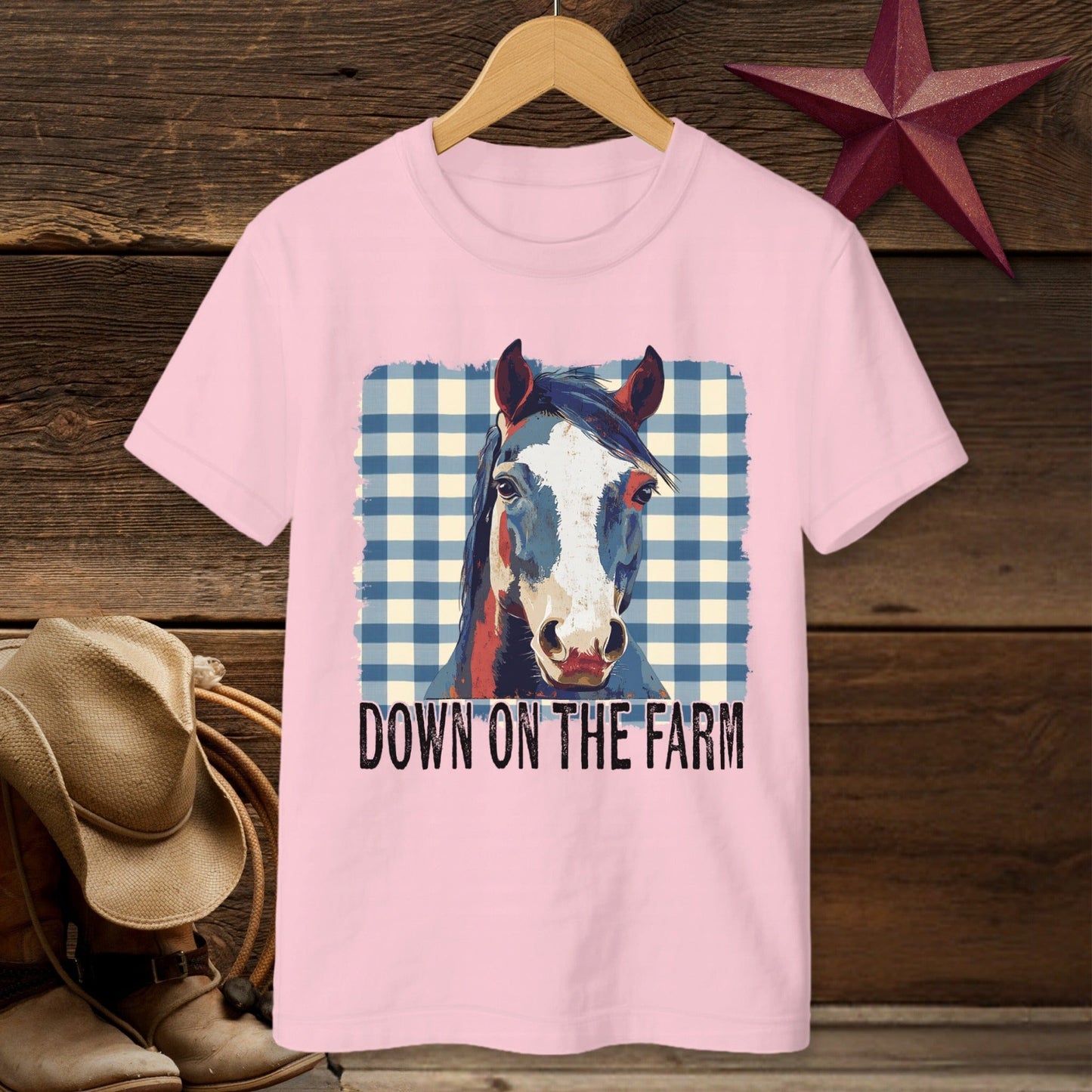 On The Farm Horse T-shirt (Youth)