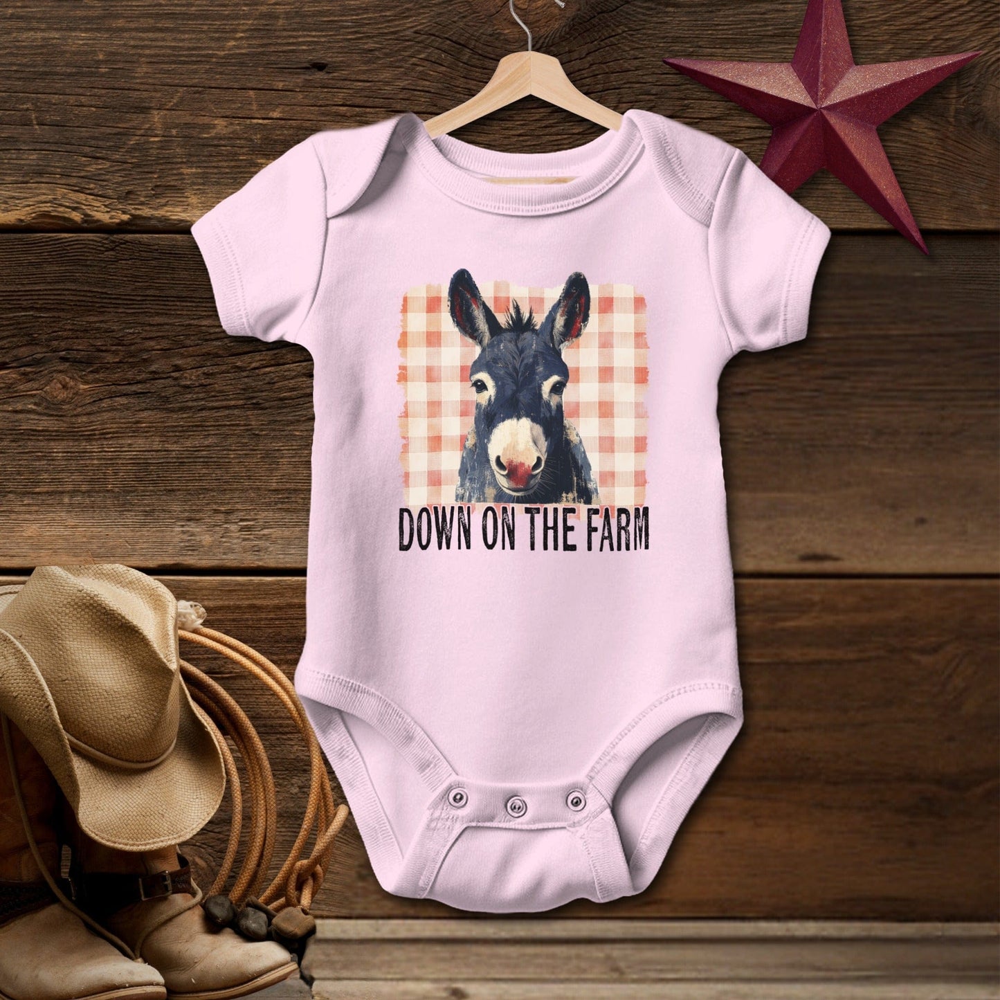 On The Farm Mule Bodysuit (Baby)