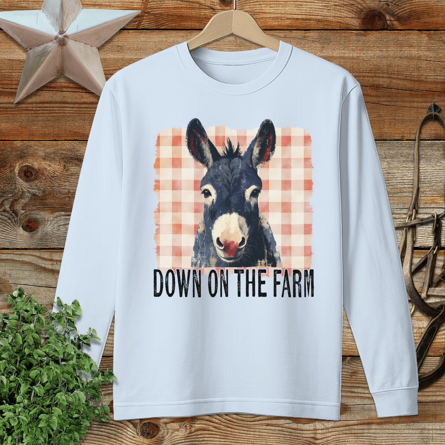 On The Farm Mule Long Sleeve Tee