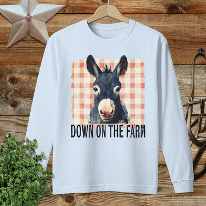 On The Farm Mule Long Sleeve Tee