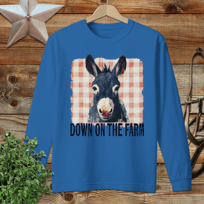 On The Farm Mule Long Sleeve Tee