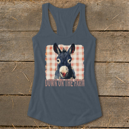 On The Farm Mule Racerback Tank