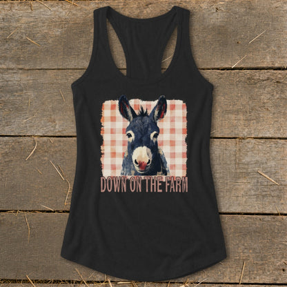 On The Farm Mule Racerback Tank