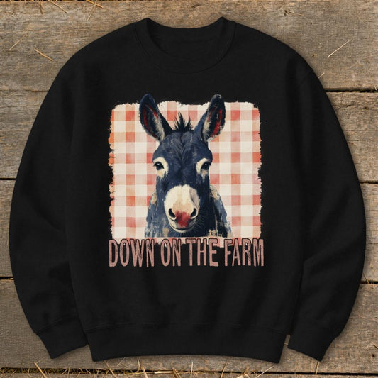 On The Farm Mule Sweatshirt - Black