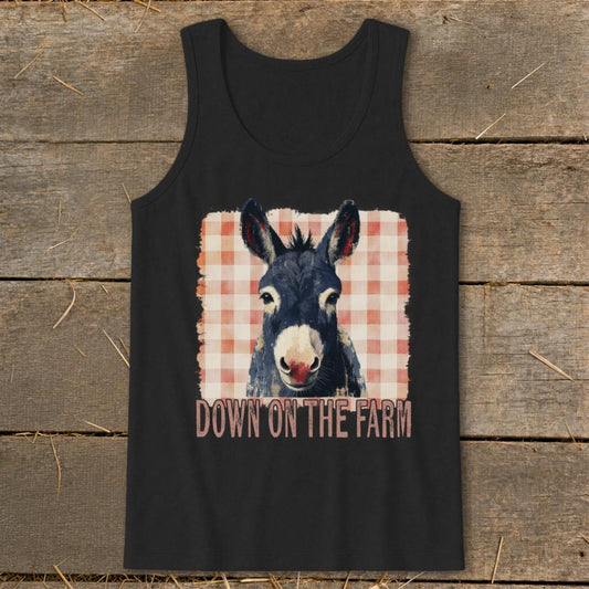 On The Farm Mule Tank Top - Black