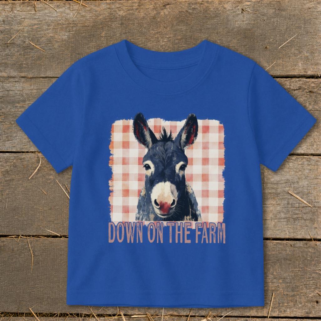 On The Farm Mule Toddler Tee