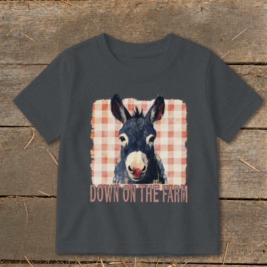 On The Farm Mule Toddler Tee