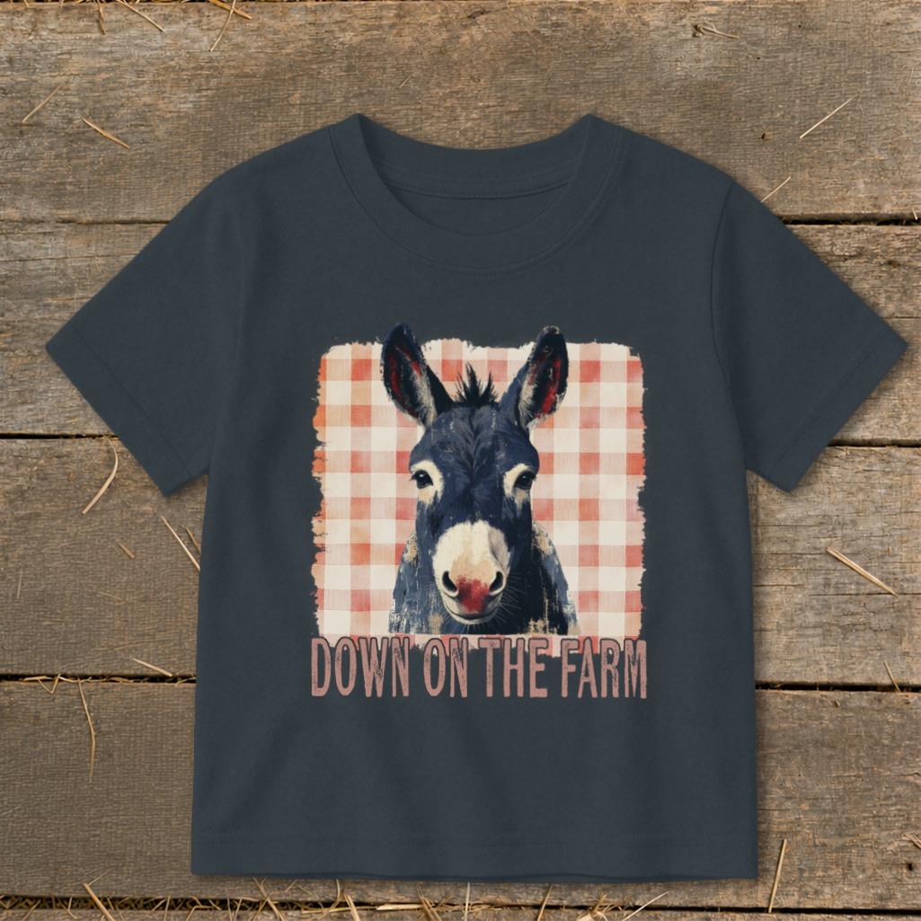 On The Farm Mule Toddler Tee
