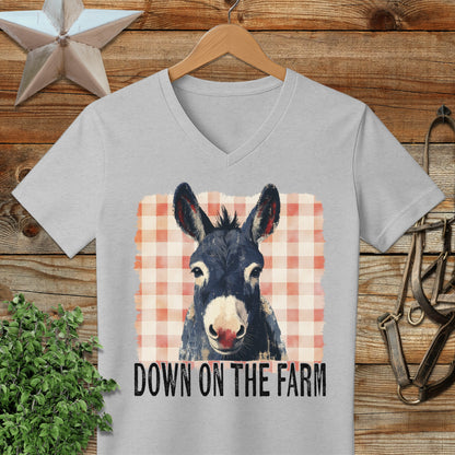 On The Farm Mule V-neck