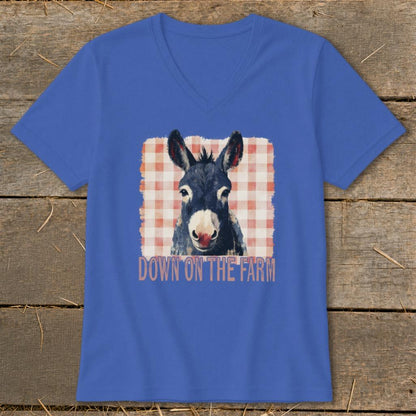 On The Farm Mule V-neck