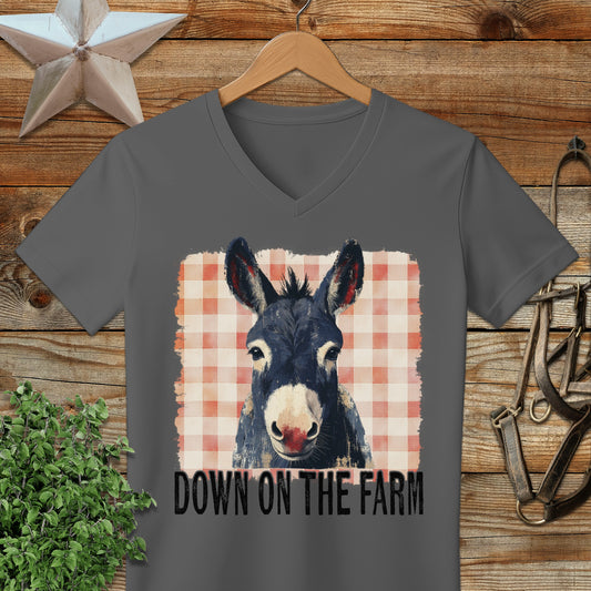 On The Farm Mule V-neck